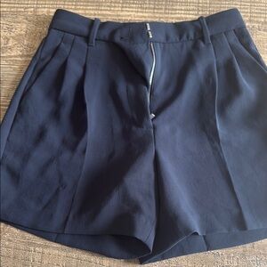 Aritzia Blue High Waist Tailored Shorts size 4